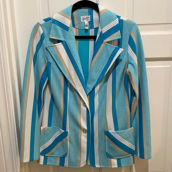 Vintage striped blazer - Picture 1 of 4